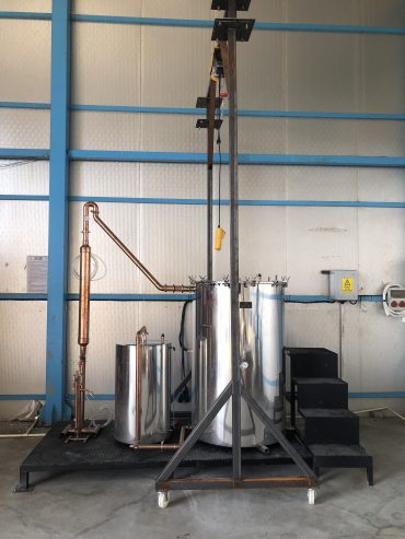 Profesyonel Bitki Distilasyon Ünitesi – 1000+250 L